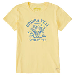 Women's Drinks Well Tiki Short Sleeve Tee