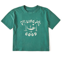 Women's Froggy Hammock Short Sleeve Crusher Boxy Tee