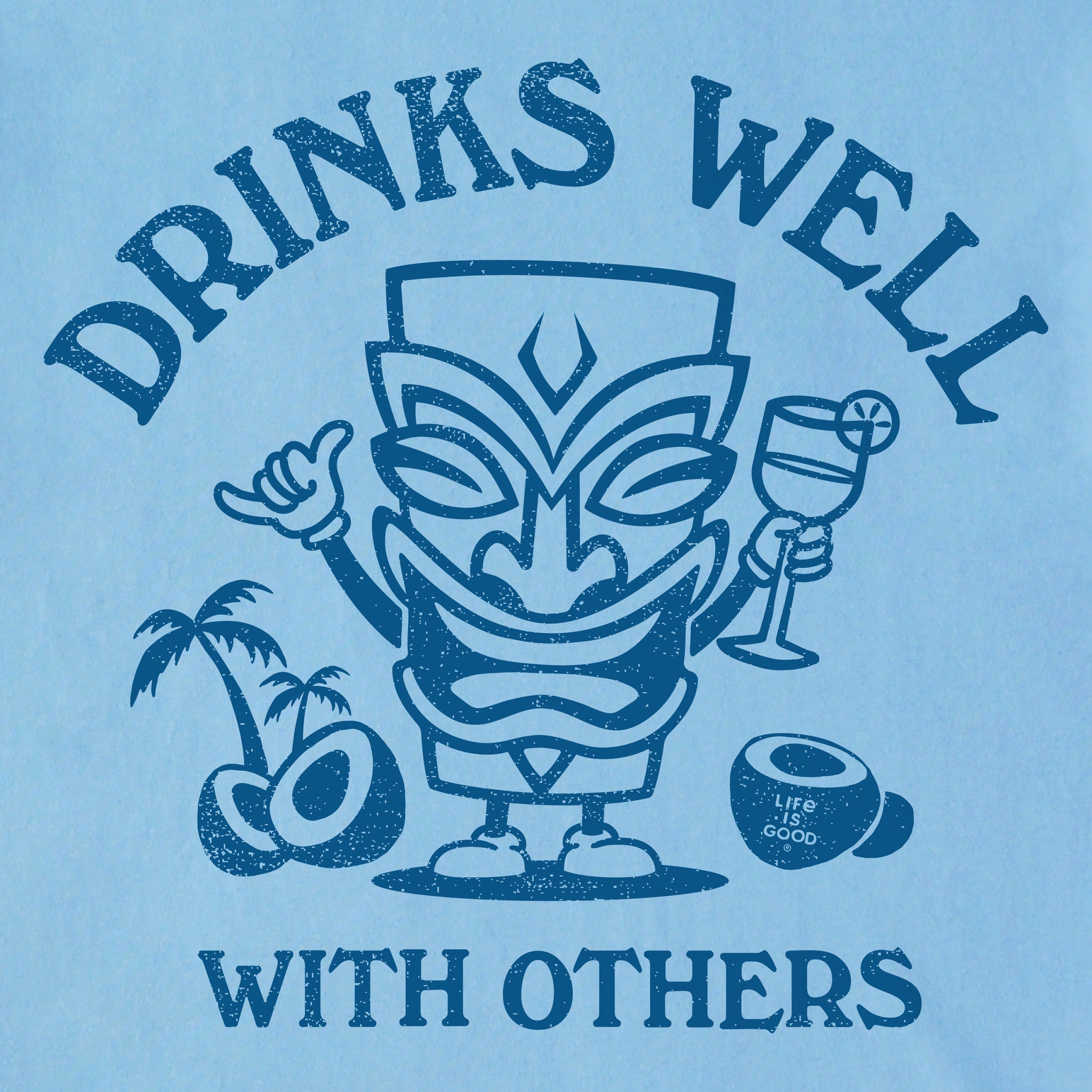 Men's Drinks Well Tiki Short Sleeve Tee