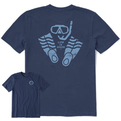 Men's Snorkle Day Short Sleeve Crusher Tee