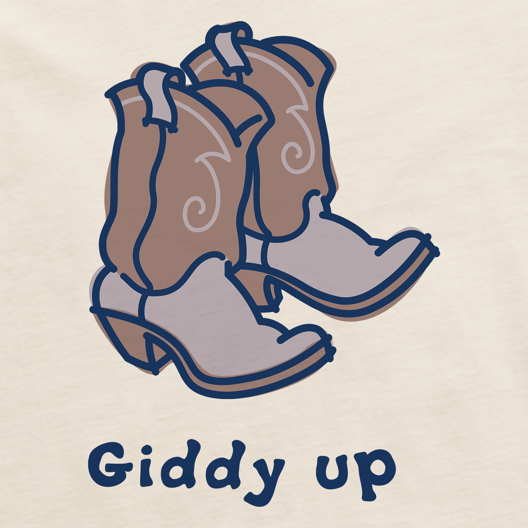 Women's Giddy Up Cowboy Boots Crusher Tank