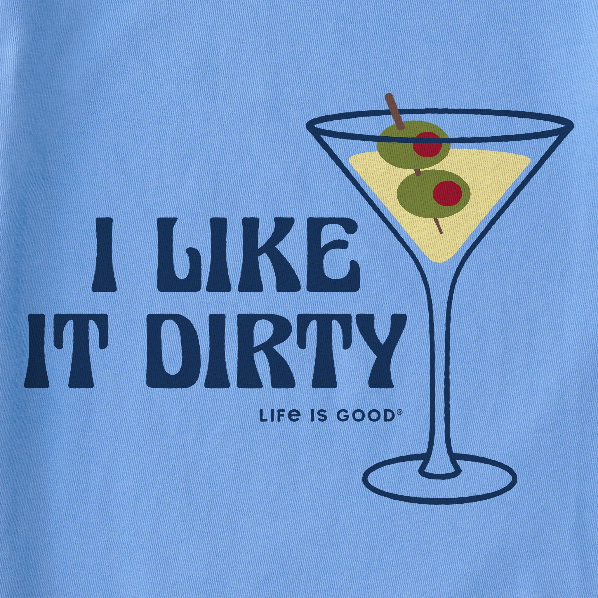 Women's I Like it Dirty Martini Crusher Tank