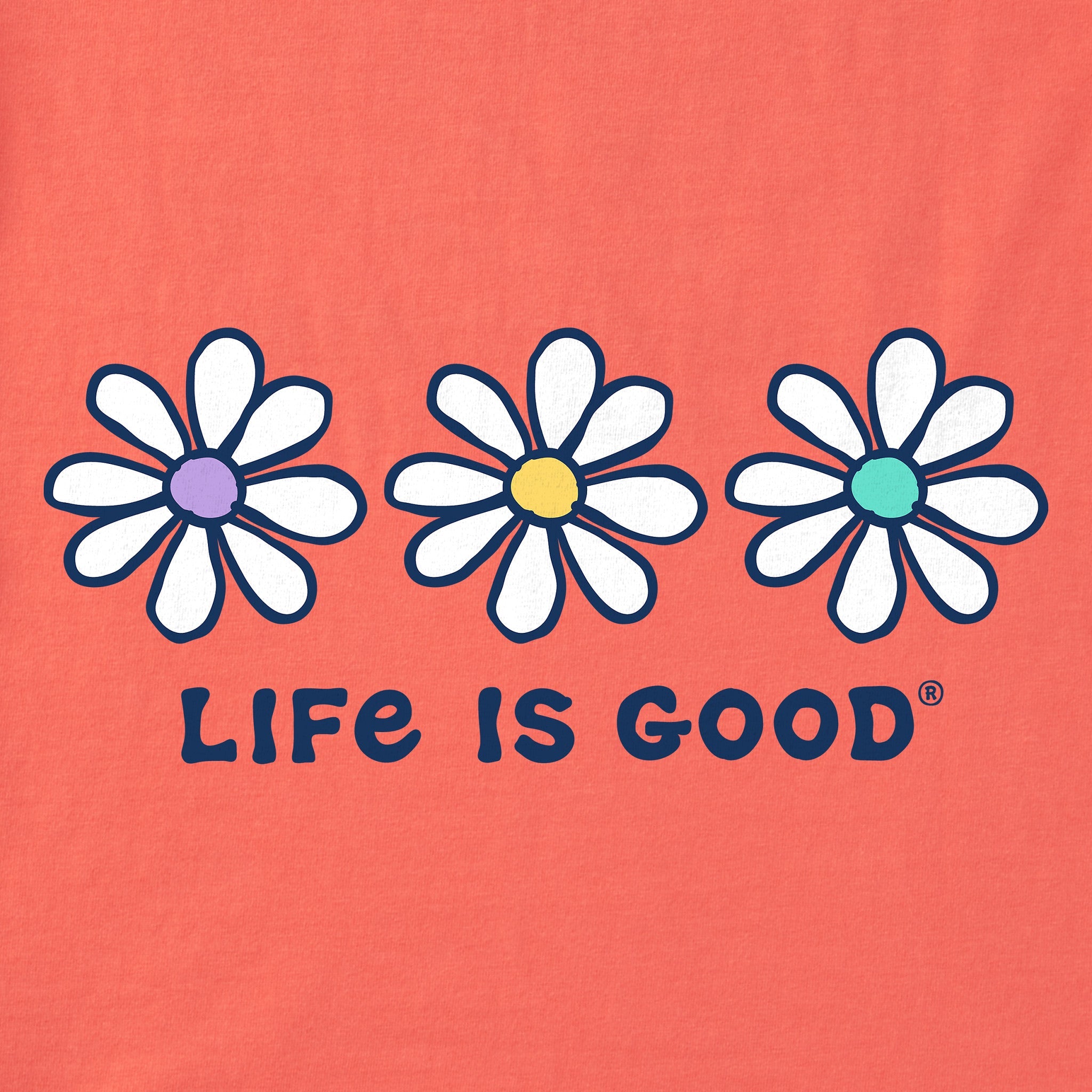 Women's 3 Daisies Short Sleeve Crusher Boxy Tee