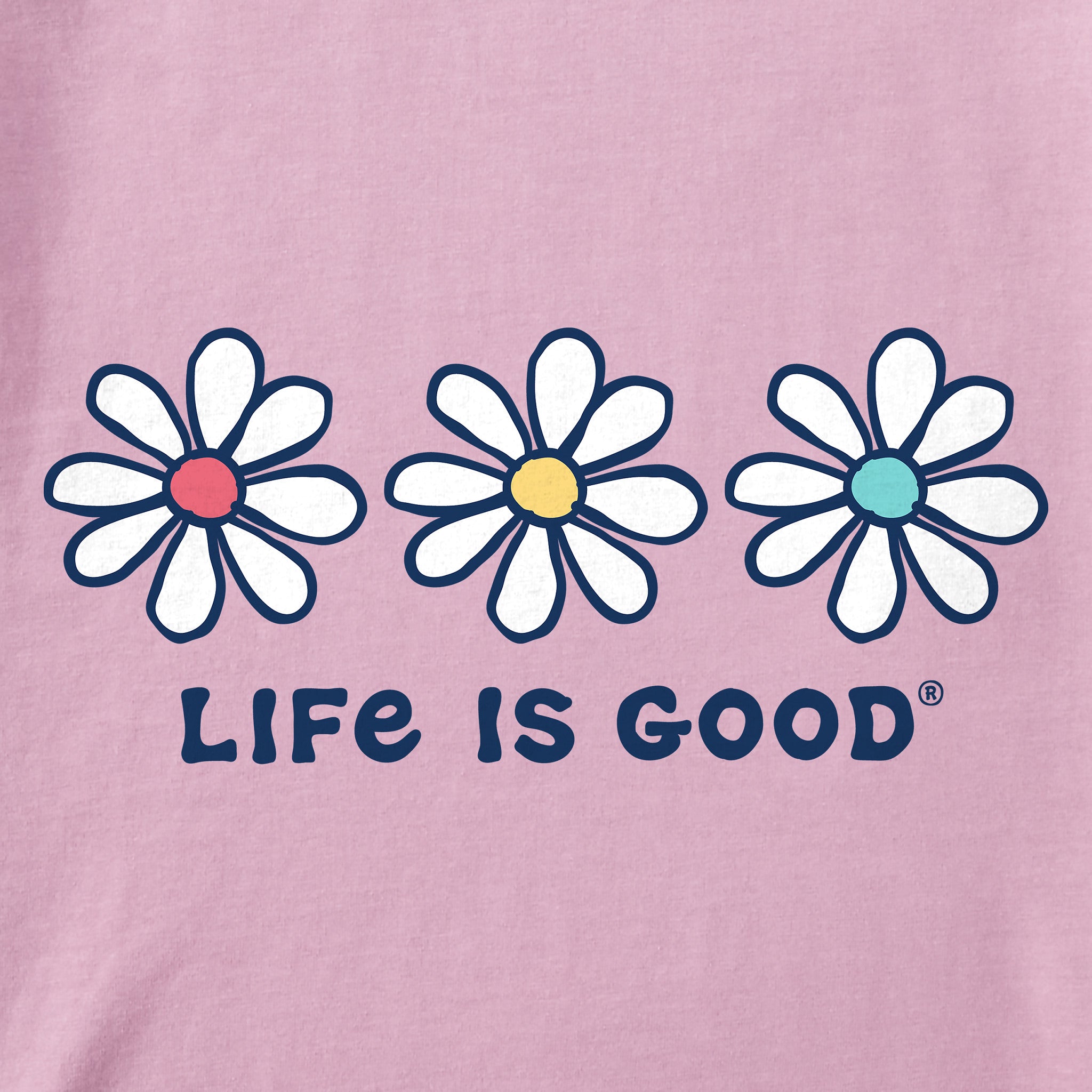 Women's 3 Daisies Short Sleeve Crusher Boxy Tee