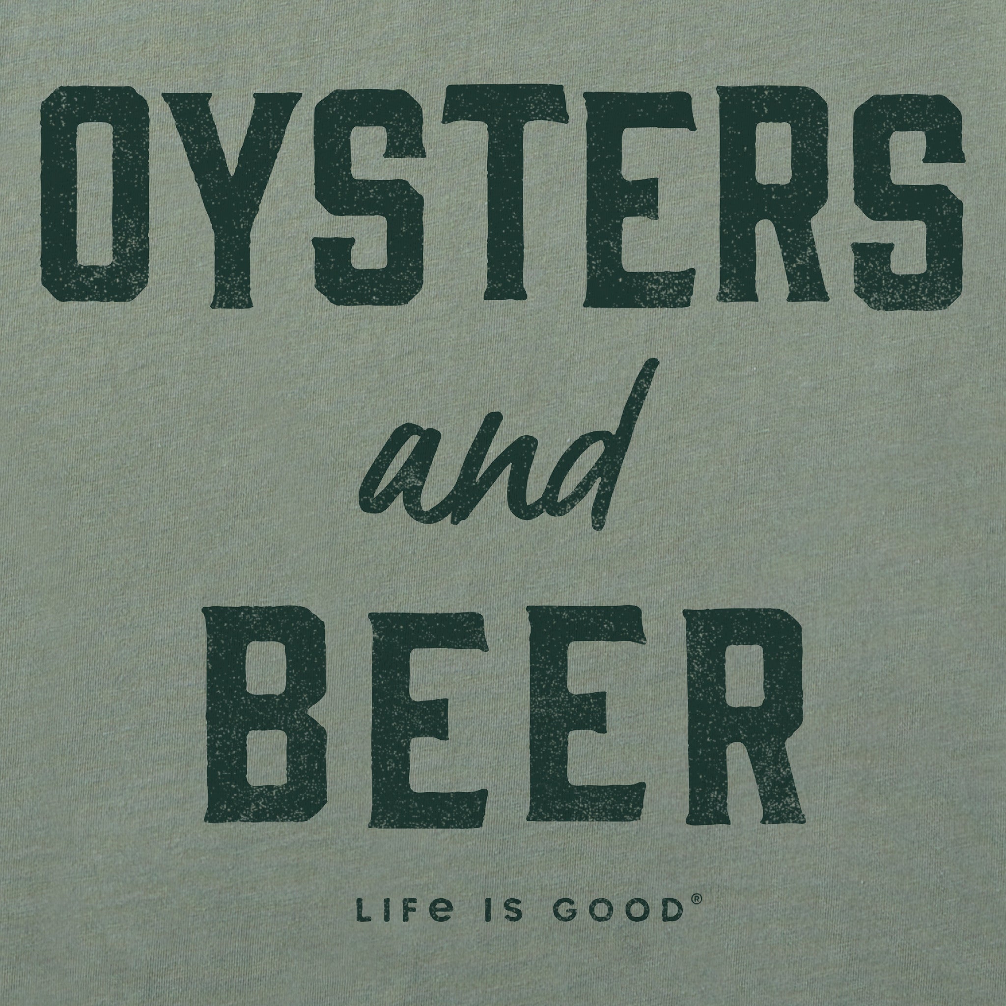 Men's Oysters and Beer Short Sleeve Tee