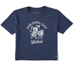 Women's Craft Opening Day '24 Baseball Short Sleeve Crusher Boxy Tee
