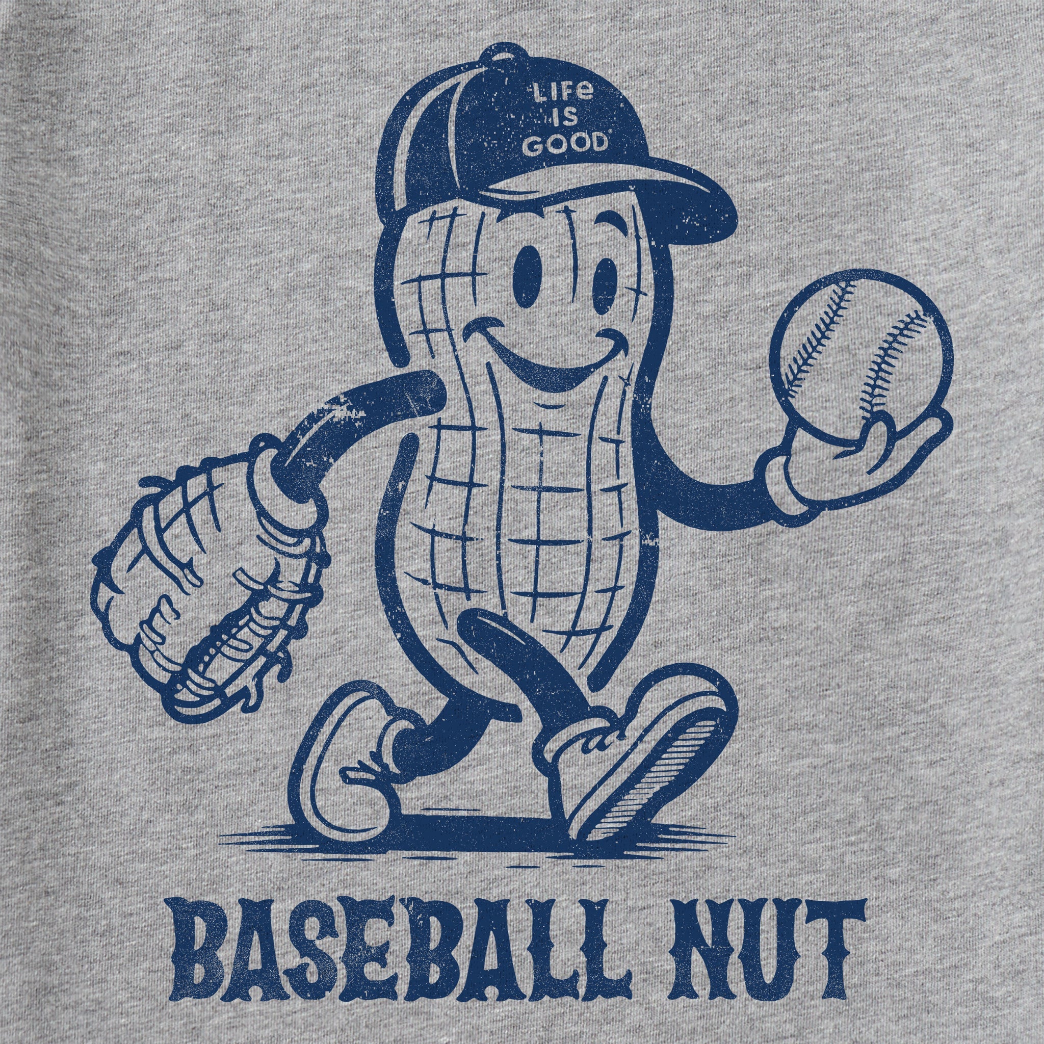 Kids Baseball Nut Short Sleeve Crusher Tee