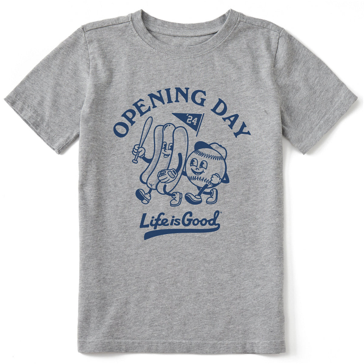 Kids Craft Opening Day '24 Baseball Short Sleeve Crusher Tee