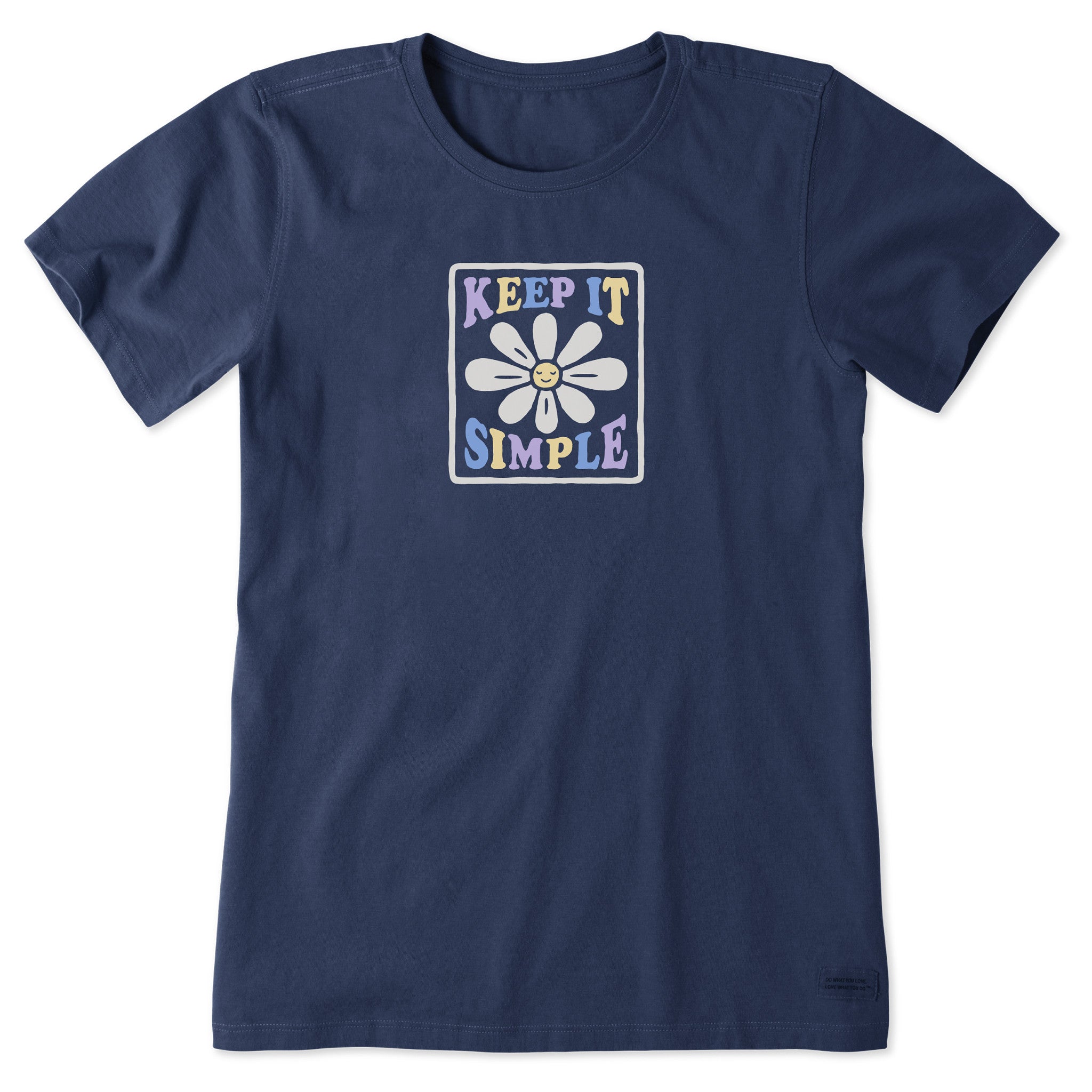 Women's Keep it Simple Daisy Smile Short Sleeve Tee
