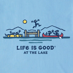 Men's Fun at the Lake Short Sleeve Crusher Tee