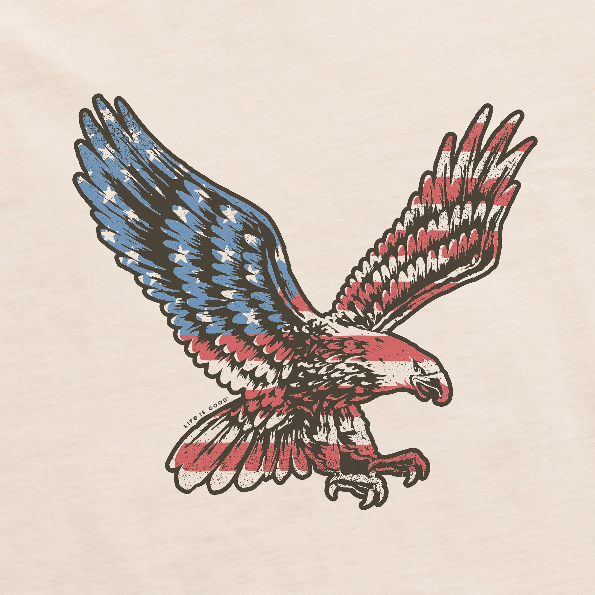Men's Eagle Flag Short Sleeve Tee