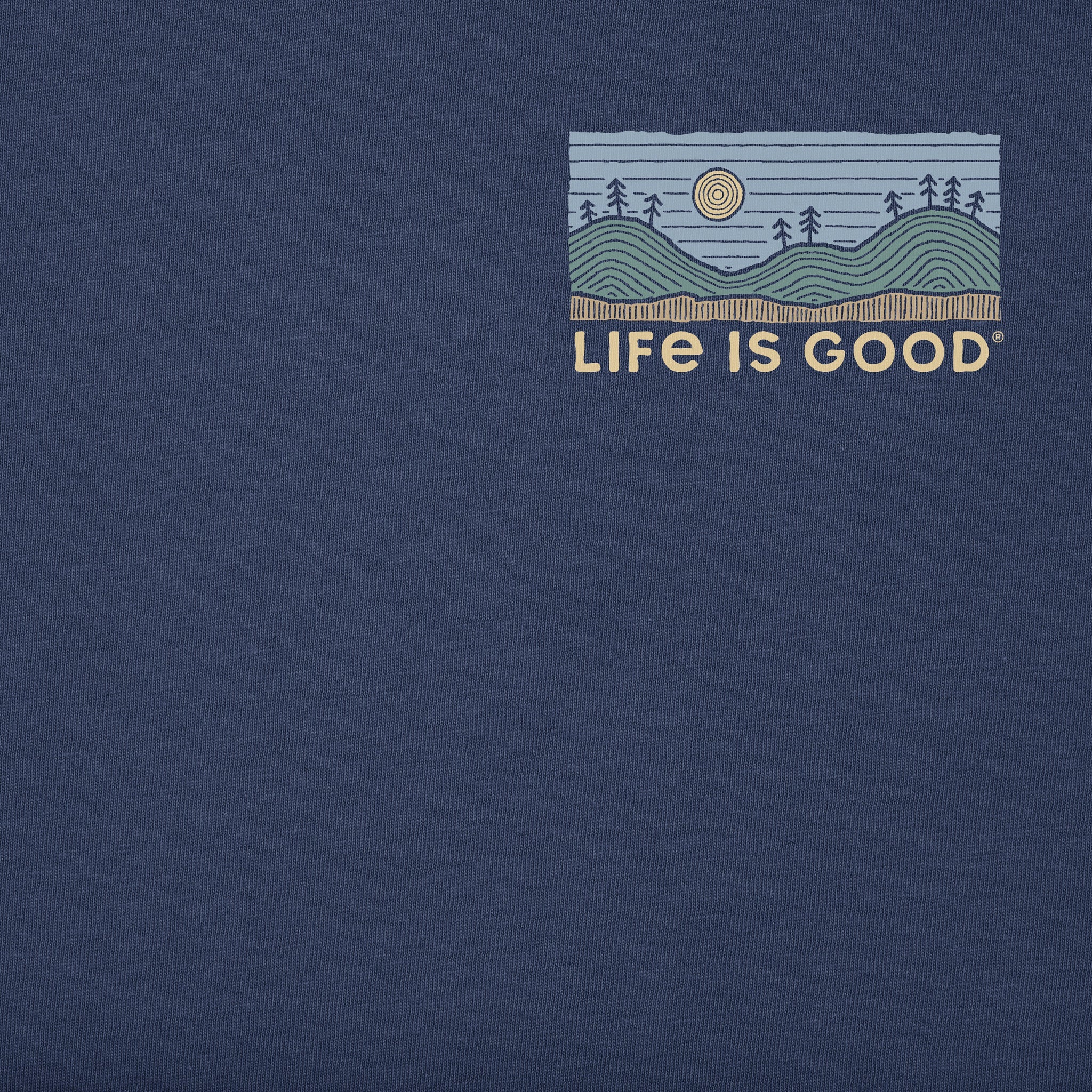 Men's Woodblock Kayak Short Sleeve Tee