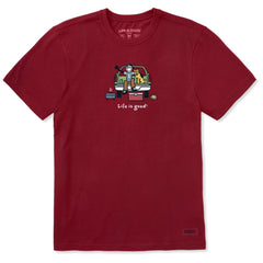 Men's Tailgate Football Short Sleeve Crusher Tee