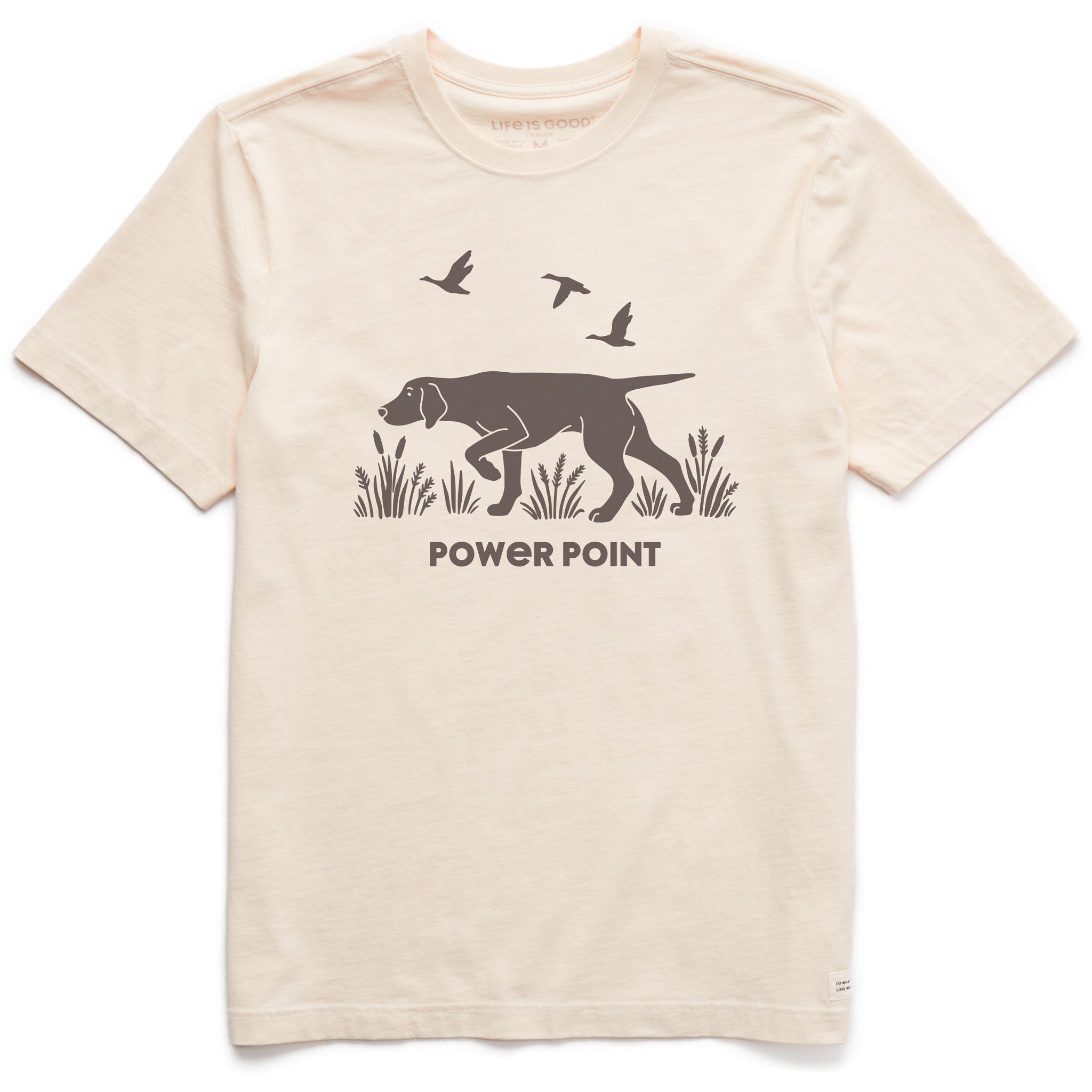 Men's Power Point Hunting Dog Short Sleeve Crusher Tee