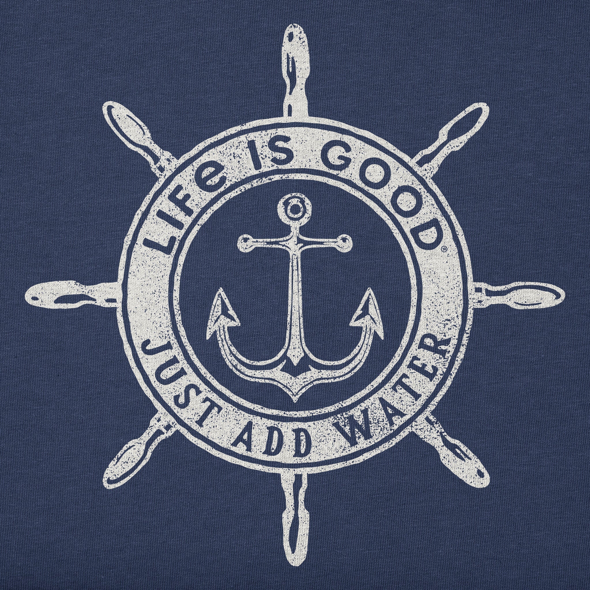 Men's Just Add Water Anchor Compass Short Sleeve Crusher Tee