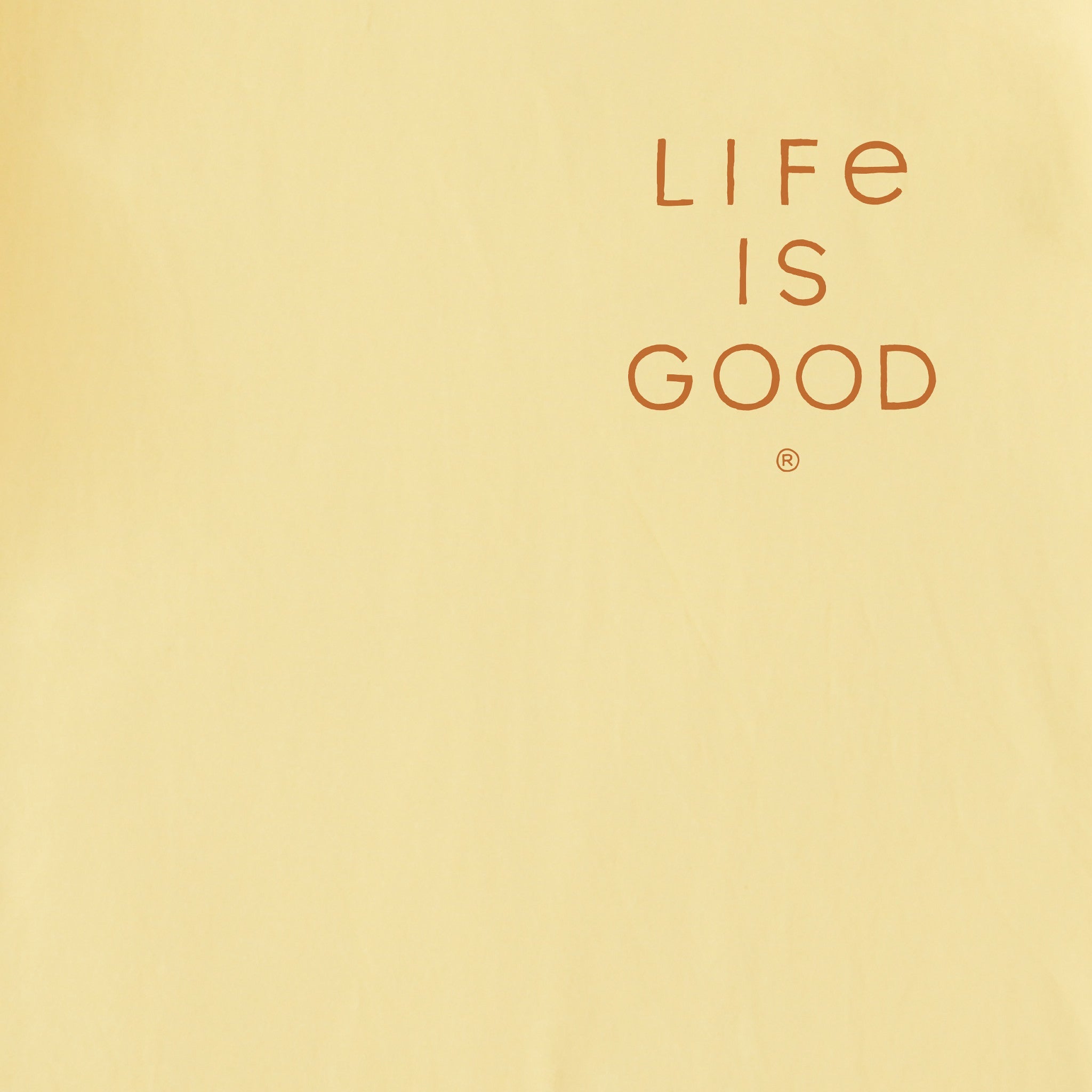 Men's Life is Good Mountain Lines Short Sleeve Crusher Tee
