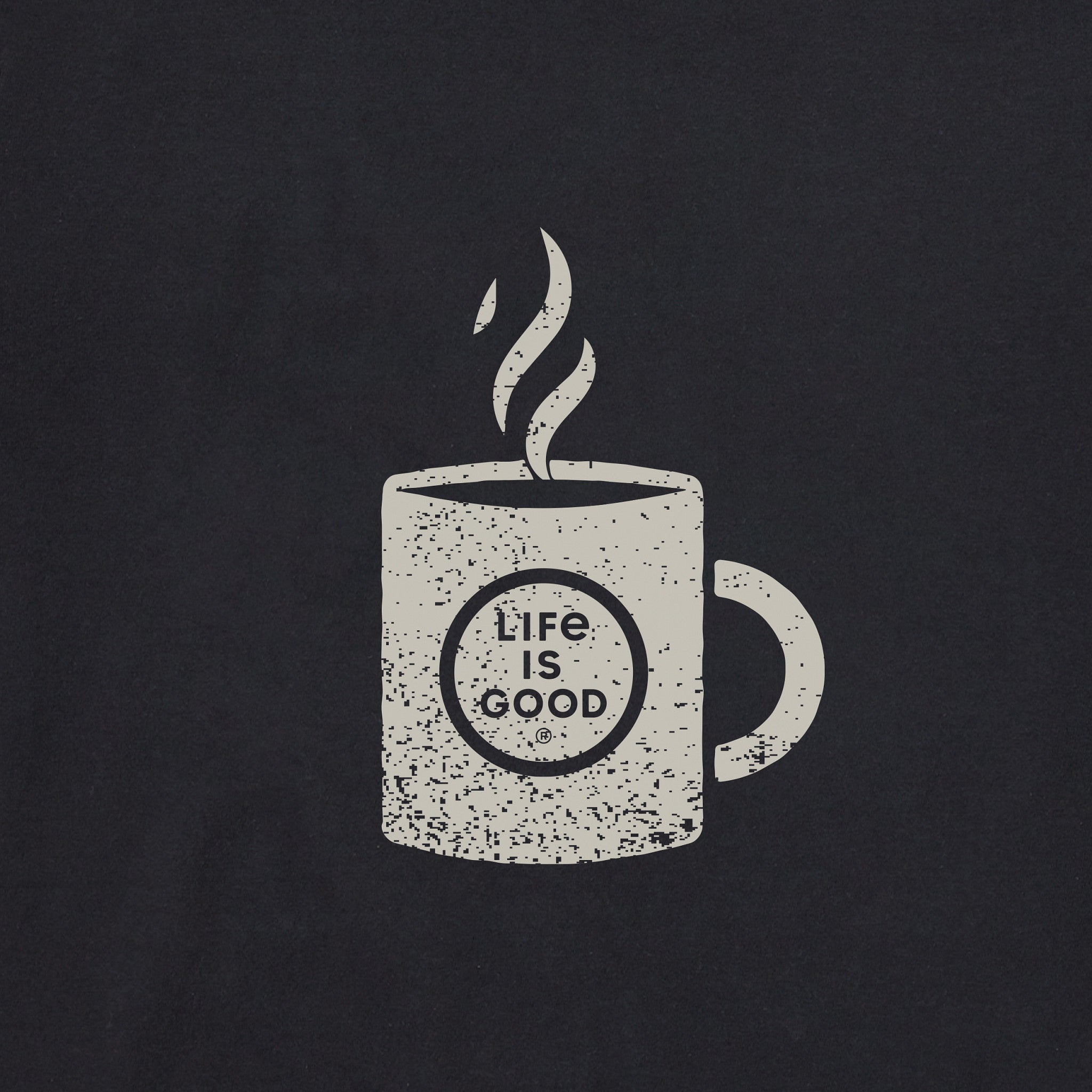 Men's Hello Darkness Coffee Long Sleeve Crusher Tee