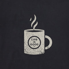 Men's Hello Darkness Coffee Long Sleeve Crusher Tee