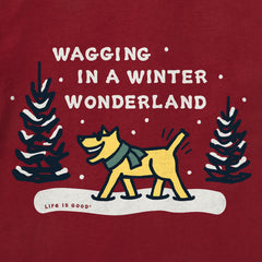 Men's Wagging Wonderland Rocket Long Sleeve Crusher Tee