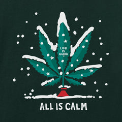 Men's All is Calm Long Sleeve Crusher Tee