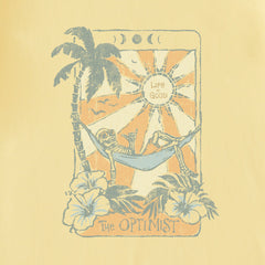 Men's Optimist Tarot Card Short Sleeve Crusher-LITE Tee