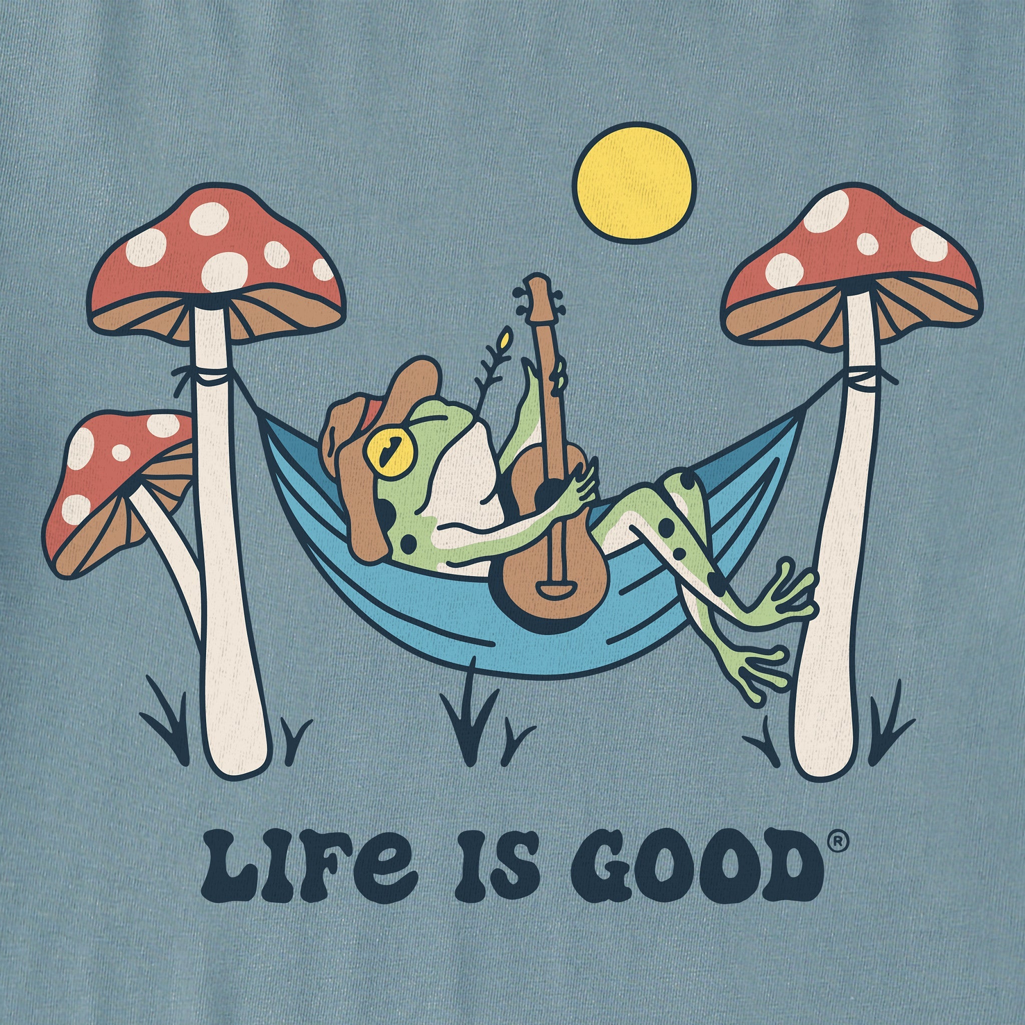 Men's Frog Guitar Hammock Short Sleeve Tee