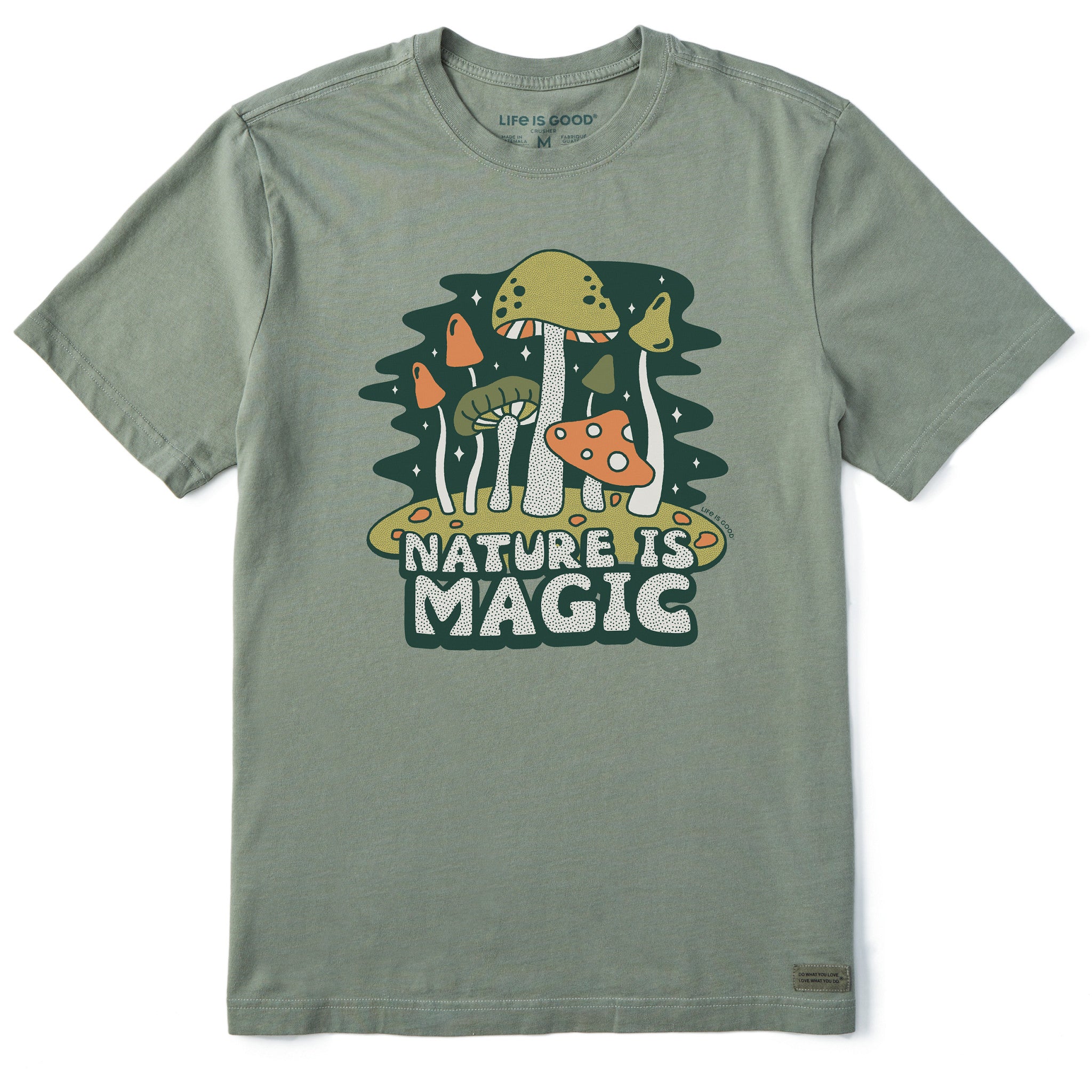 Men's Nature is Magic Mushrooms Short Sleeve Tee