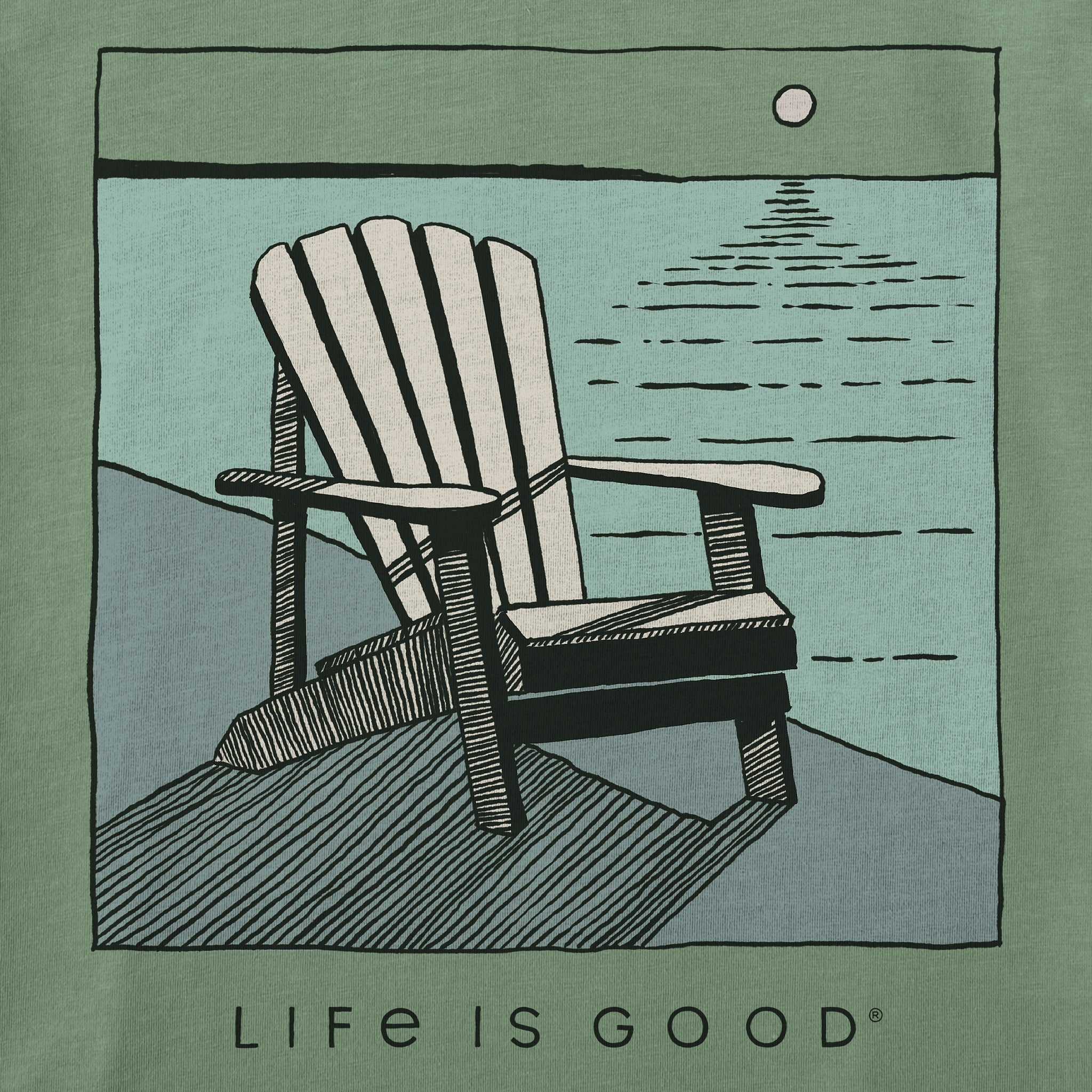 Men's Adirondack Sunset Short Sleeve Tee