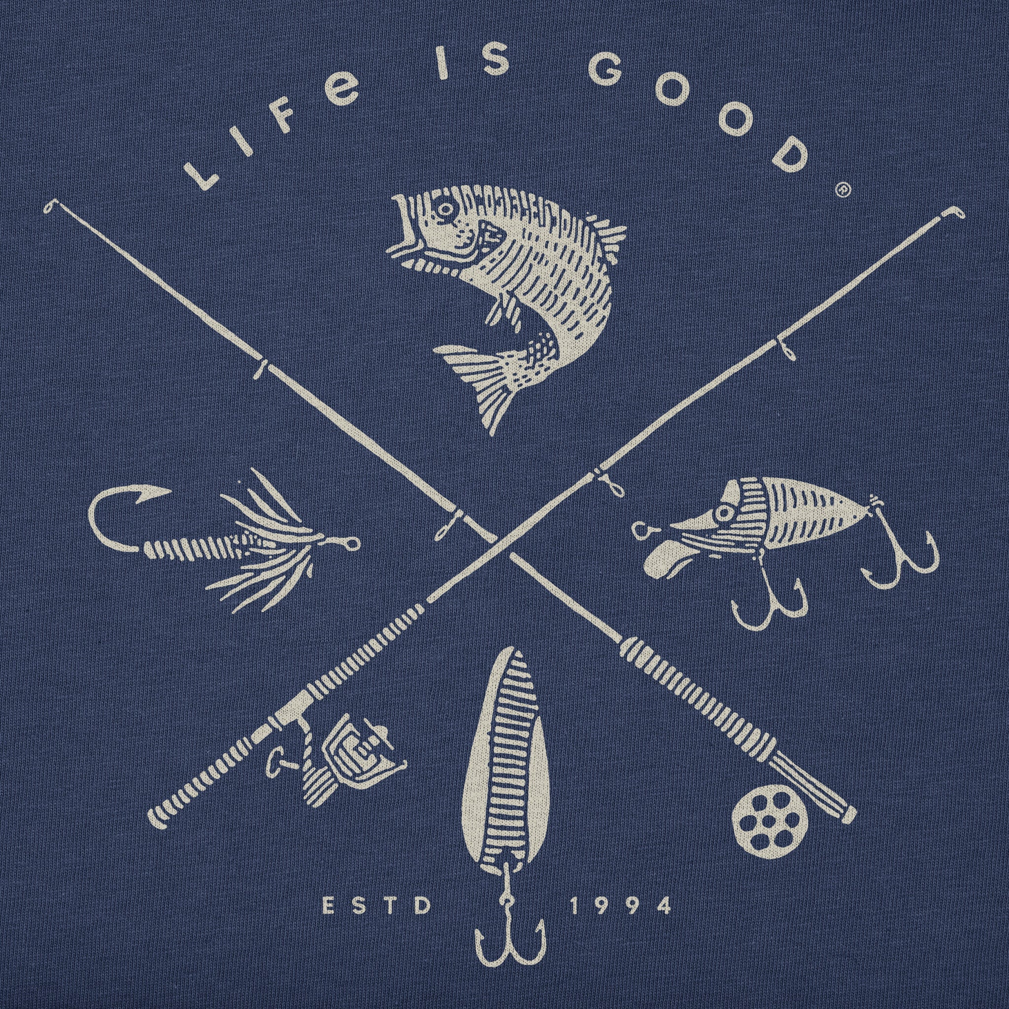 Men's Freshwater Fish Short Sleeve Crusher-LITE Tee