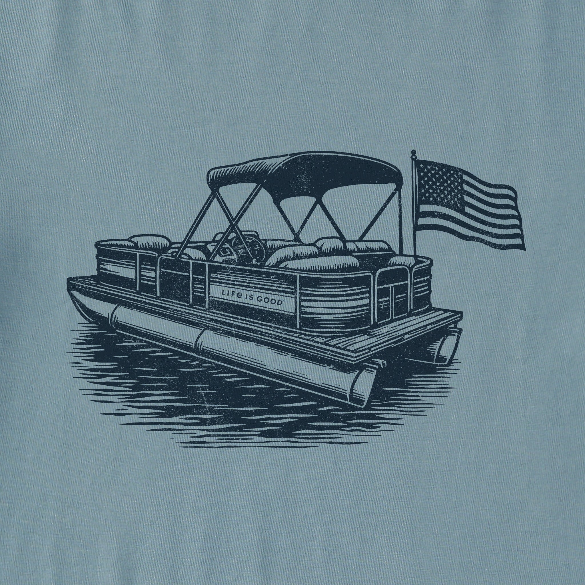 Men's Pontoon Boat Short Sleeve Tee
