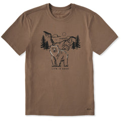 Men's Scenic Outdoor Bear Short Sleeve Crusher-LITE Tee