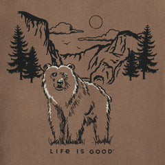 Men's Scenic Outdoor Bear Short Sleeve Crusher-LITE Tee