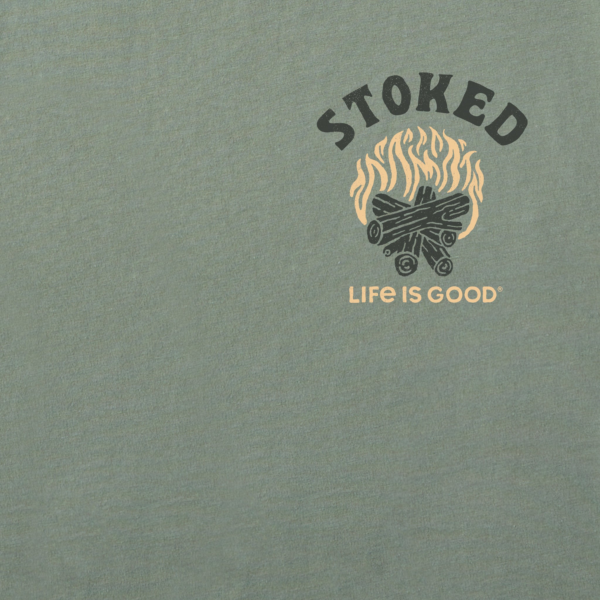 Men's Stoked Campfire Short Sleeve Crusher-LITE Tee