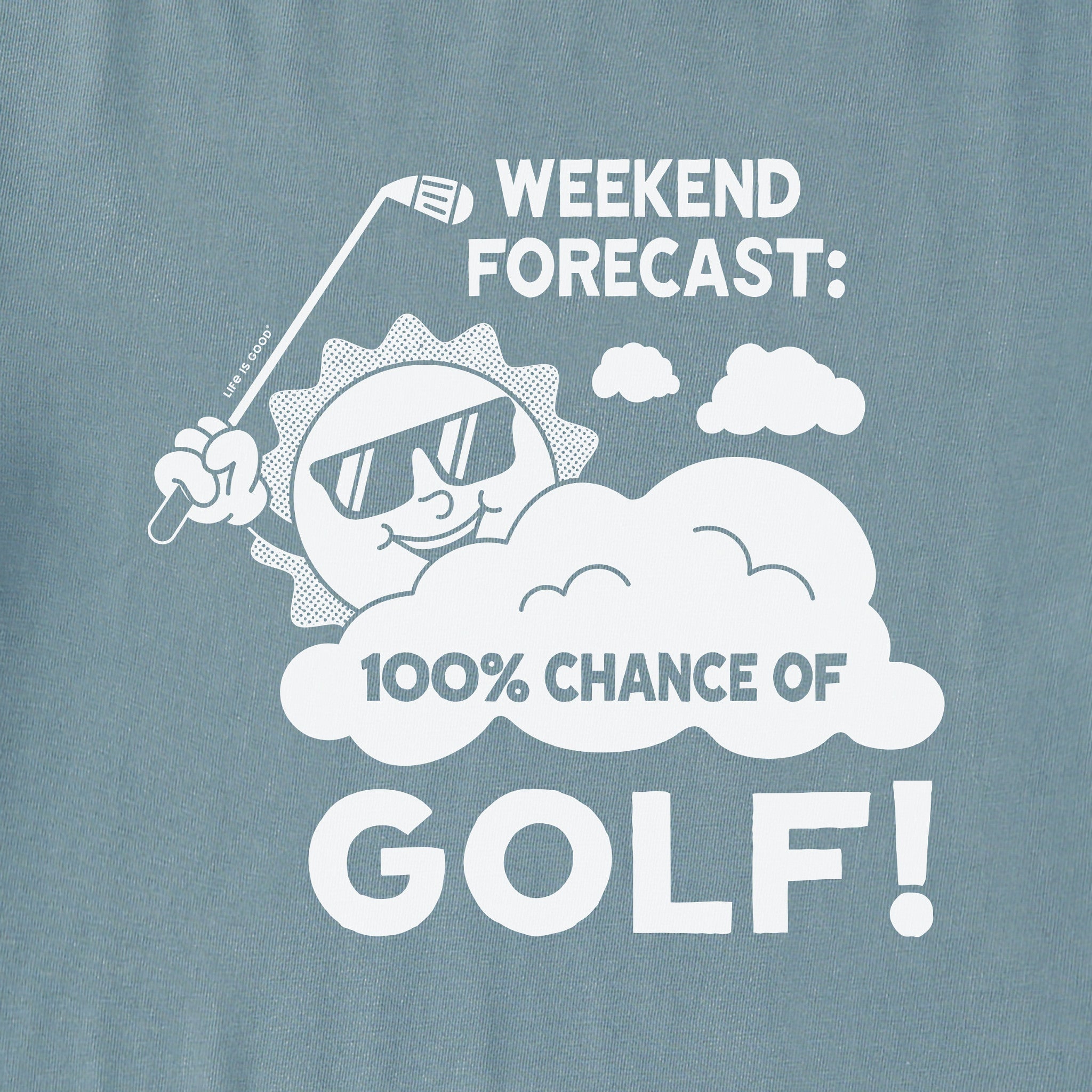 Men's 100% Chance of Golf Short Sleeve Crusher-LITE Tee