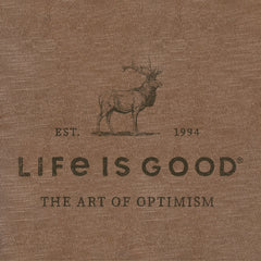 Men's Art of Optimism Buck Slub Slim Fit Tee