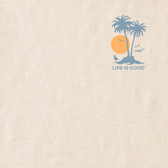 Men's Life isn't Easy Palms Slub Slim Fit Tee