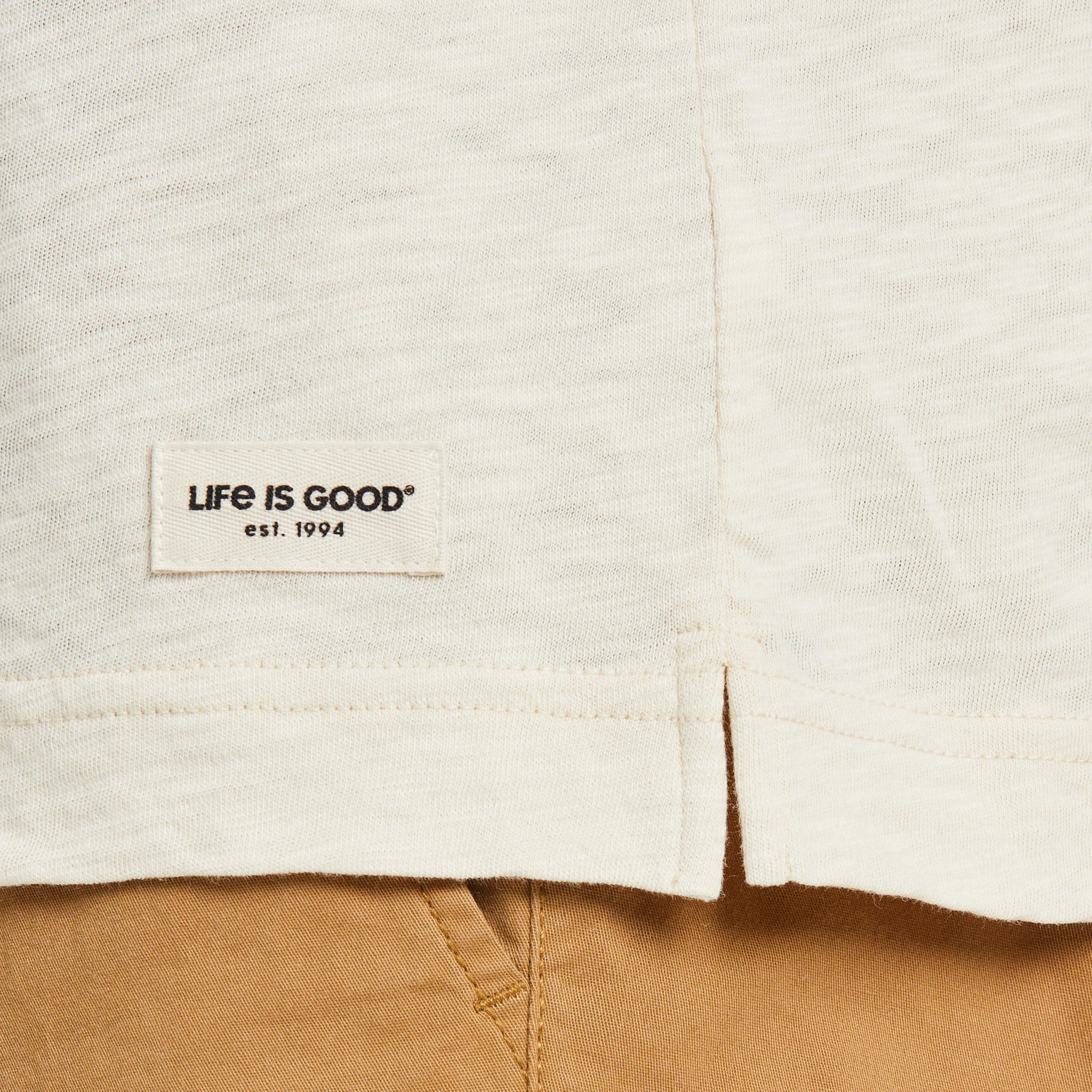 Men's Life isn't Easy Palms Slub Slim Fit Tee