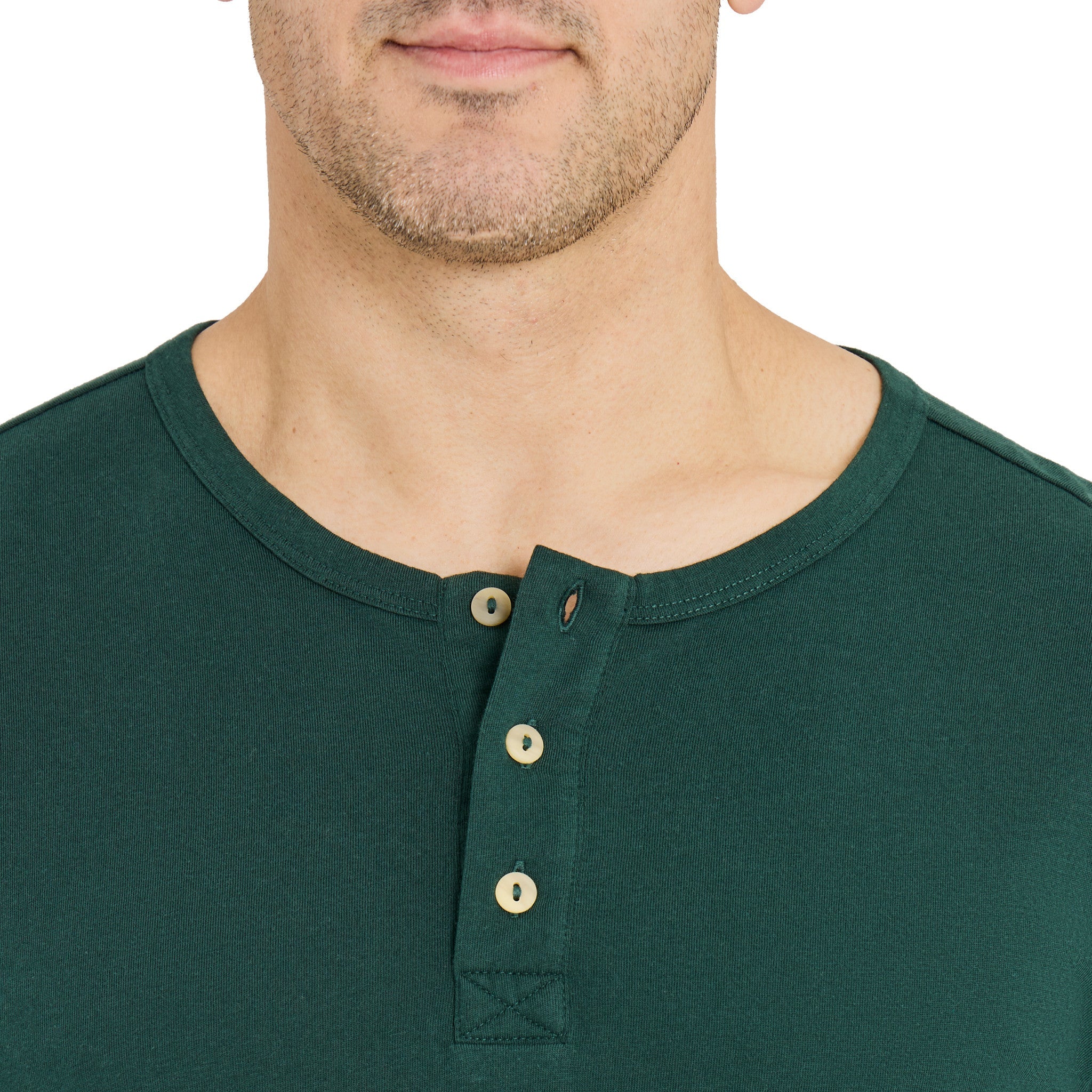 Men's Solid Long Sleeve Crusher-LITE Slim Fit Henley