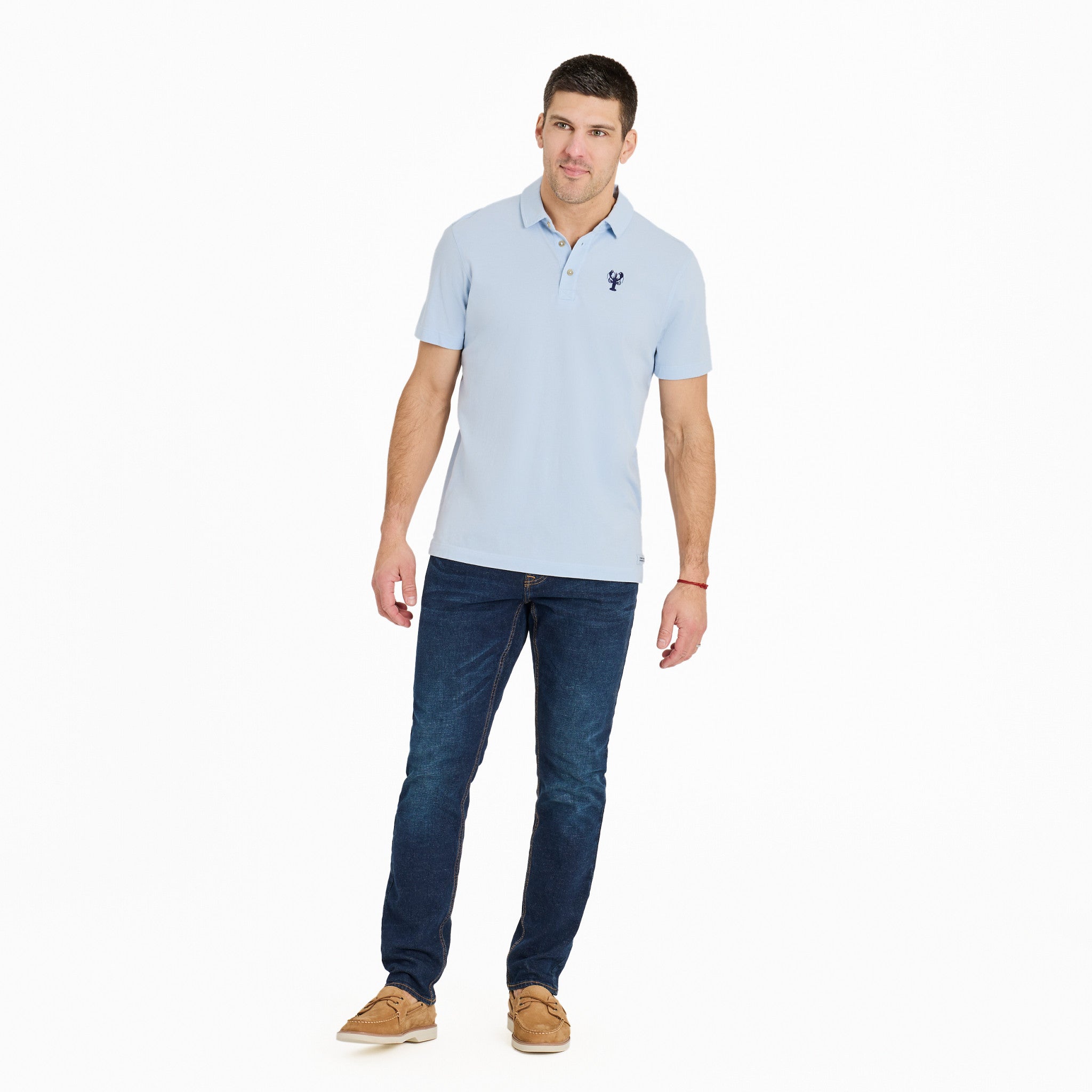 Men's Lobster Silo Short Sleeve Crusher-LITE Polo