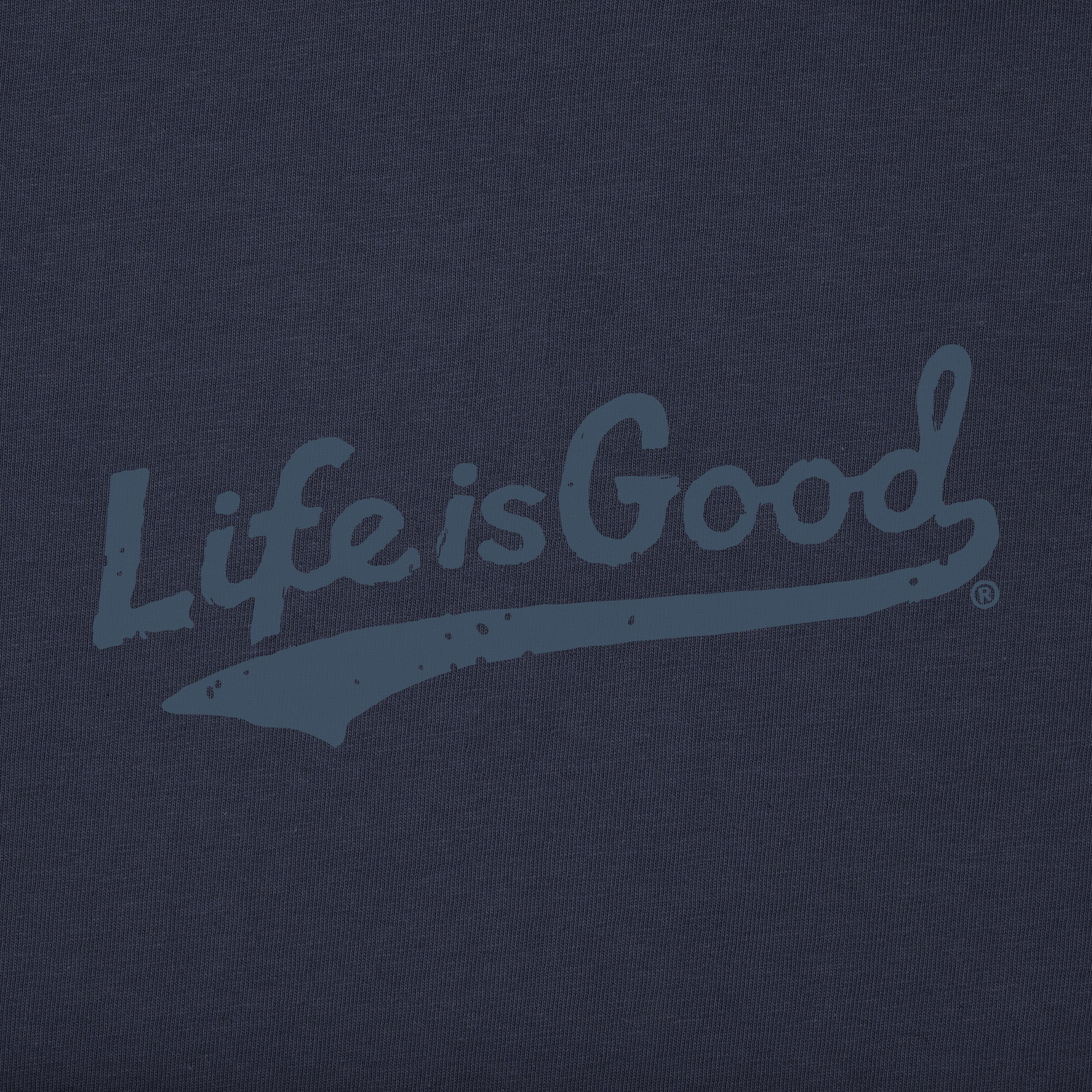 Men's Tonal LIG Ballyard Script Good Vibes Fleece Crew