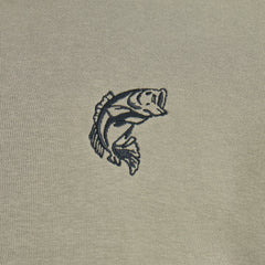 Men's Simple Fish Good Vibes Fleece Hoodie
