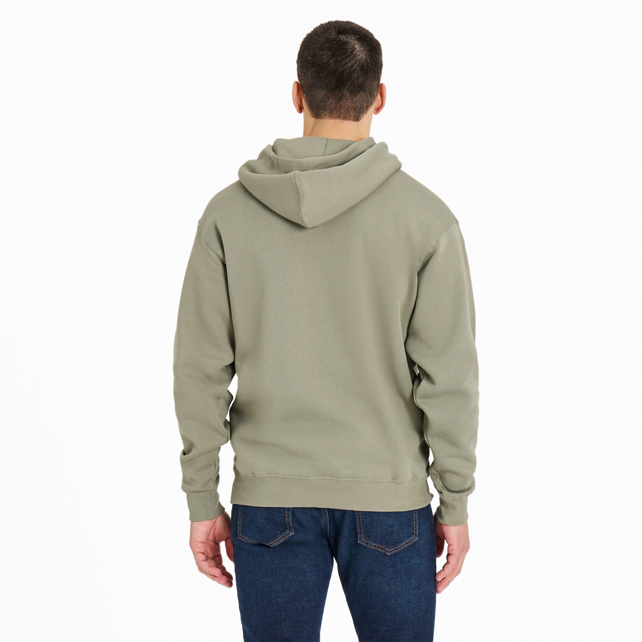 Men's Simple Fish Good Vibes Fleece Hoodie
