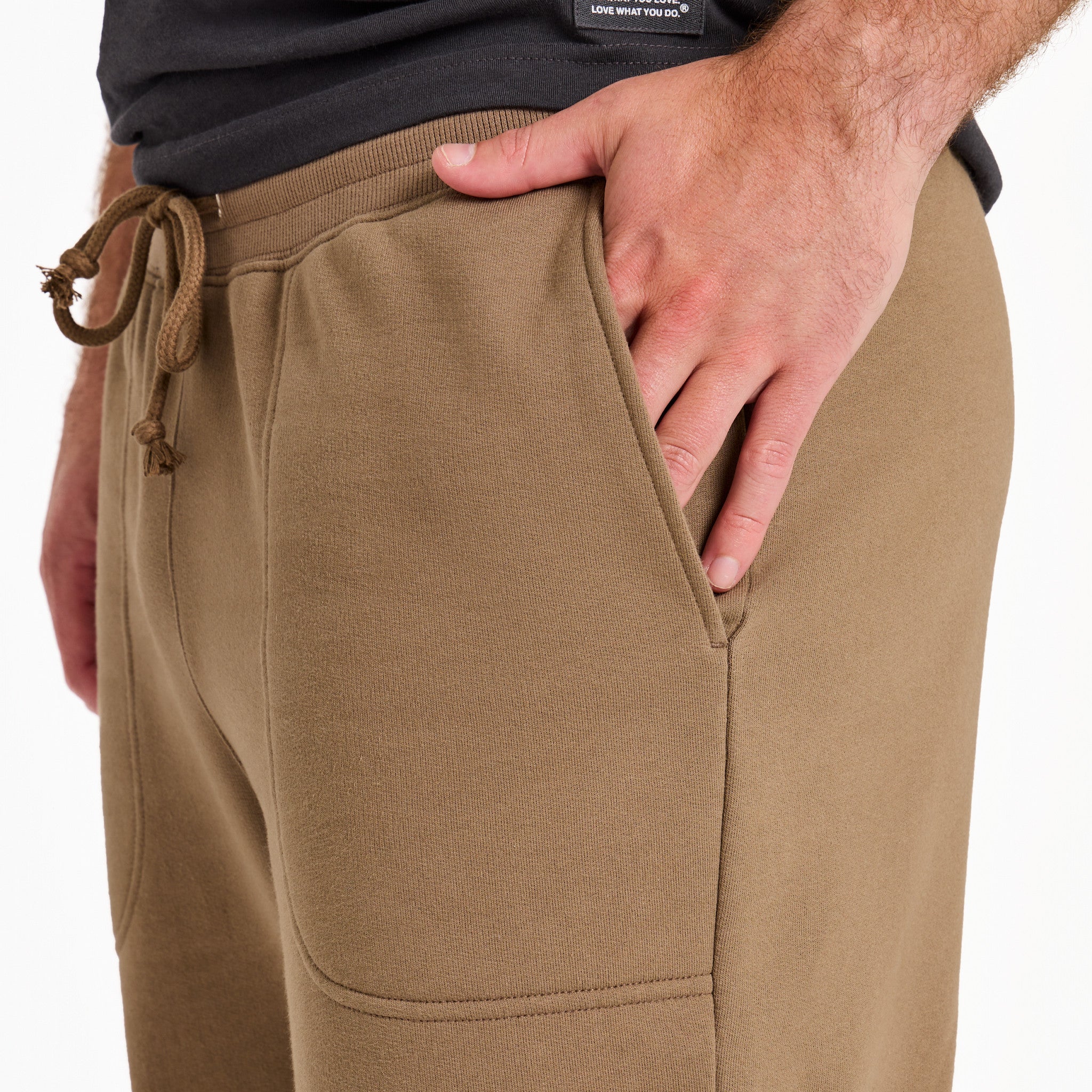 Men's Solid Good Vibes Fleece Jogger