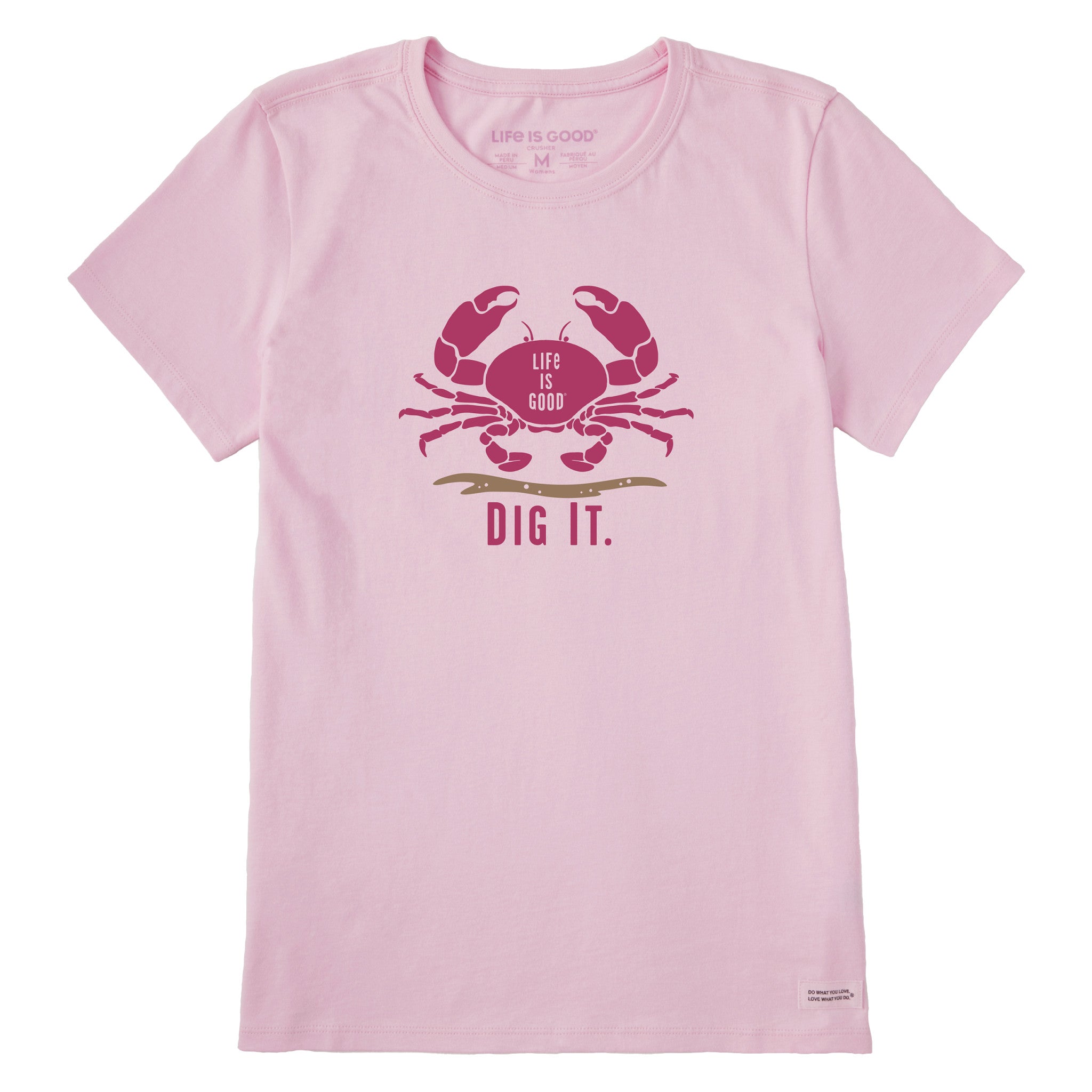 Women's Dig it Crab Short Sleeve Tee
