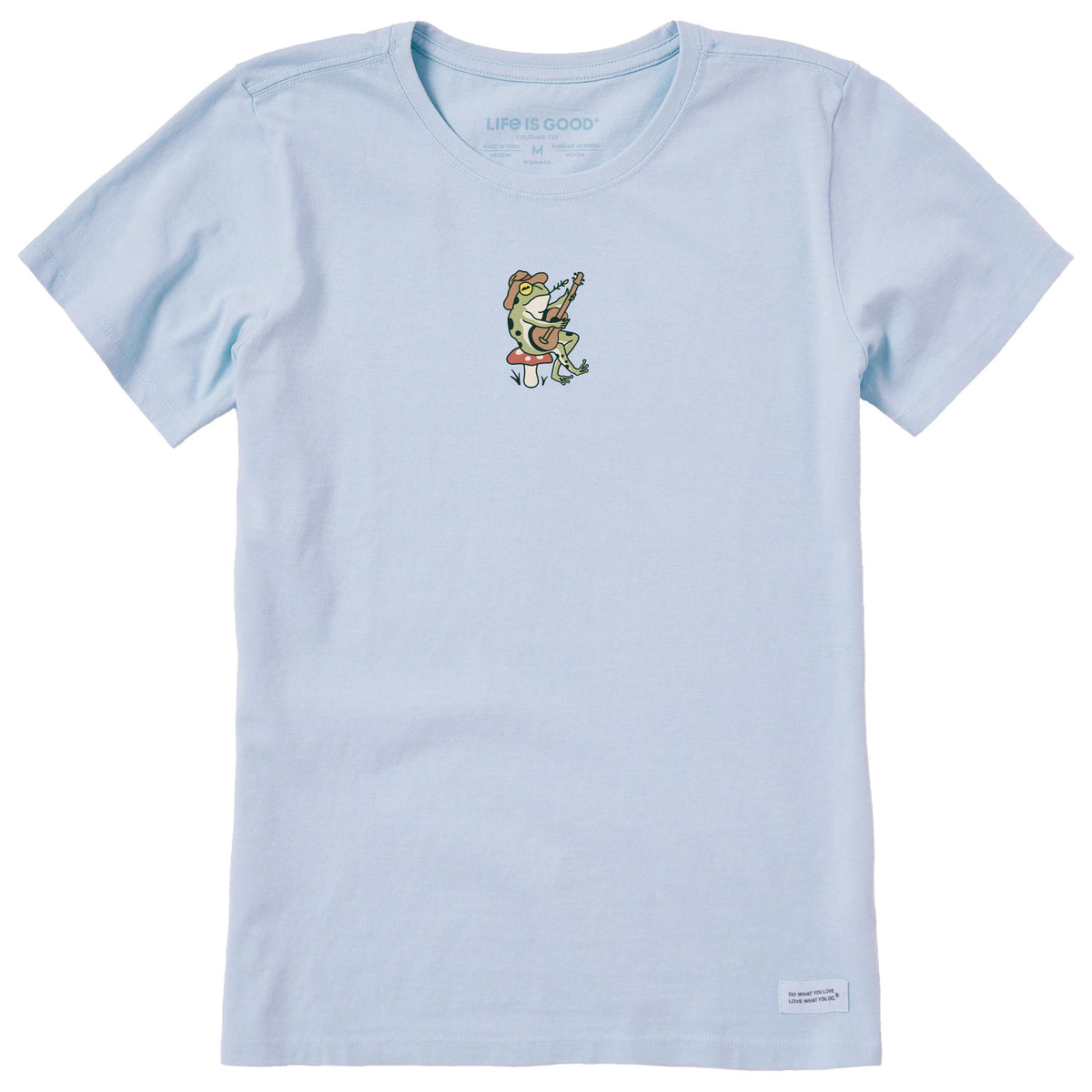 Women's Frog Guitar Short Sleeve Crusher Tee