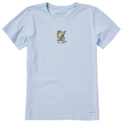 Women's Frog Guitar Short Sleeve Crusher Tee
