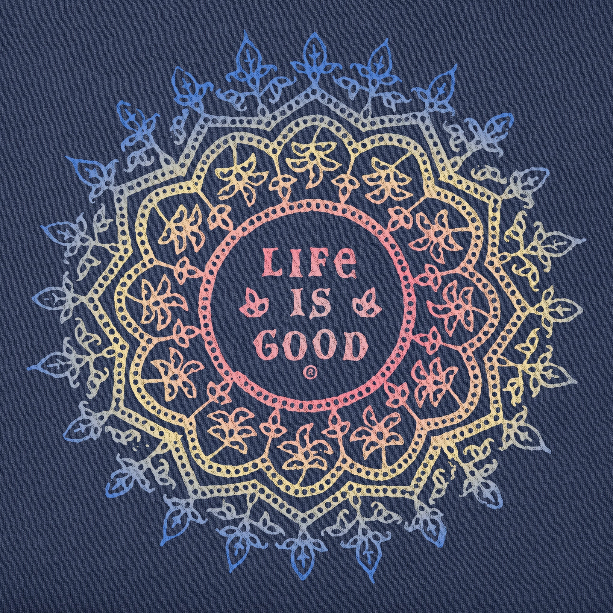 Women's Antique Mandala Short Sleeve Crusher Tee