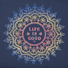 Women's Antique Mandala Short Sleeve Crusher Tee