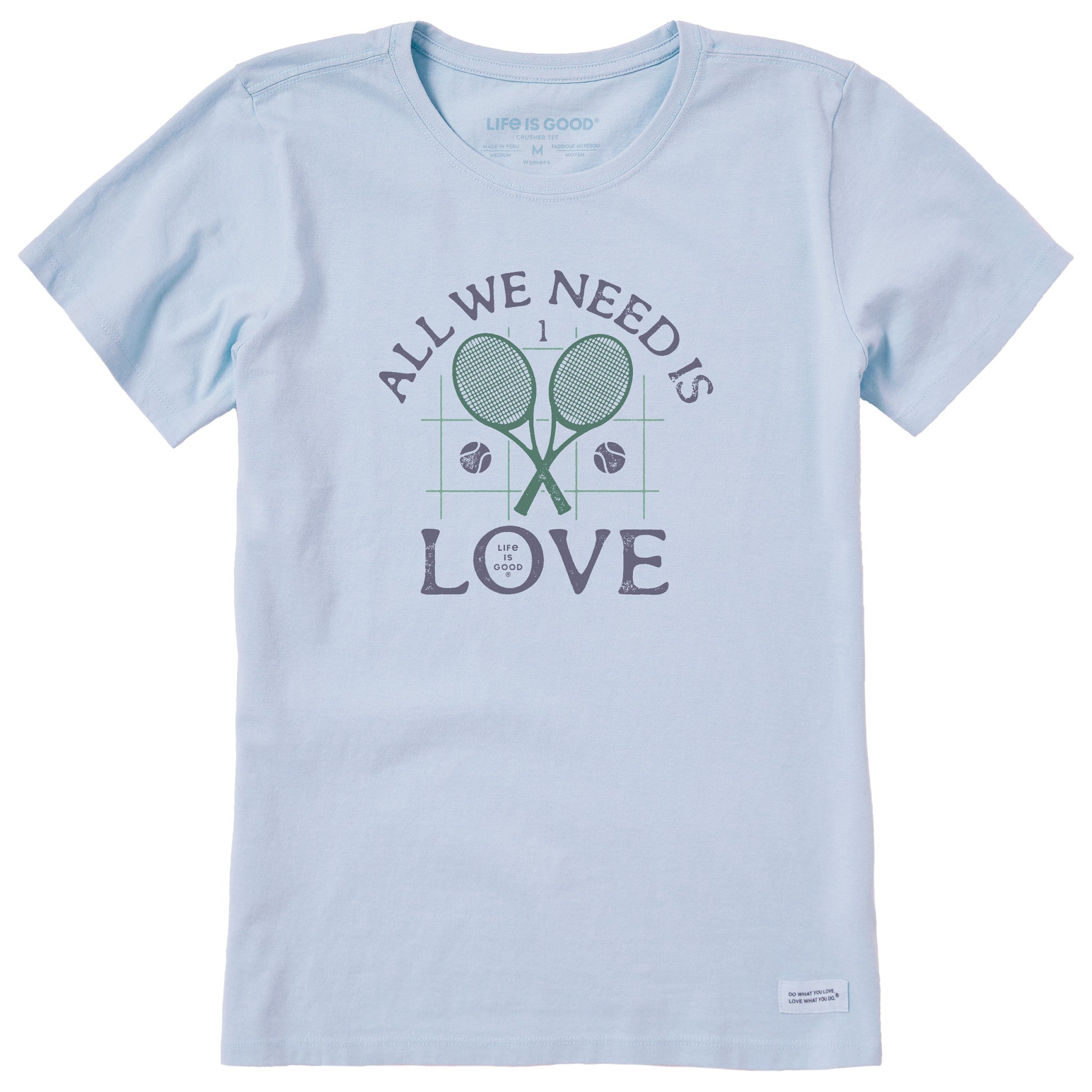 Women's All We Need Tennis Short Sleeve Crusher Tee