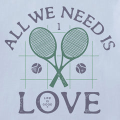 Women's All We Need Tennis Short Sleeve Crusher Tee